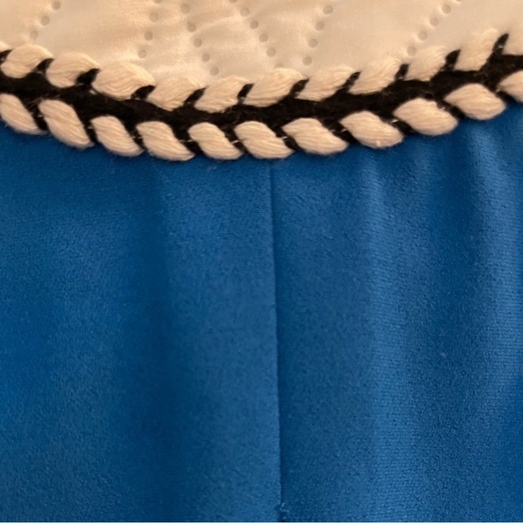 Blue Pleated Dress with roping detail - Picture 6 of 6